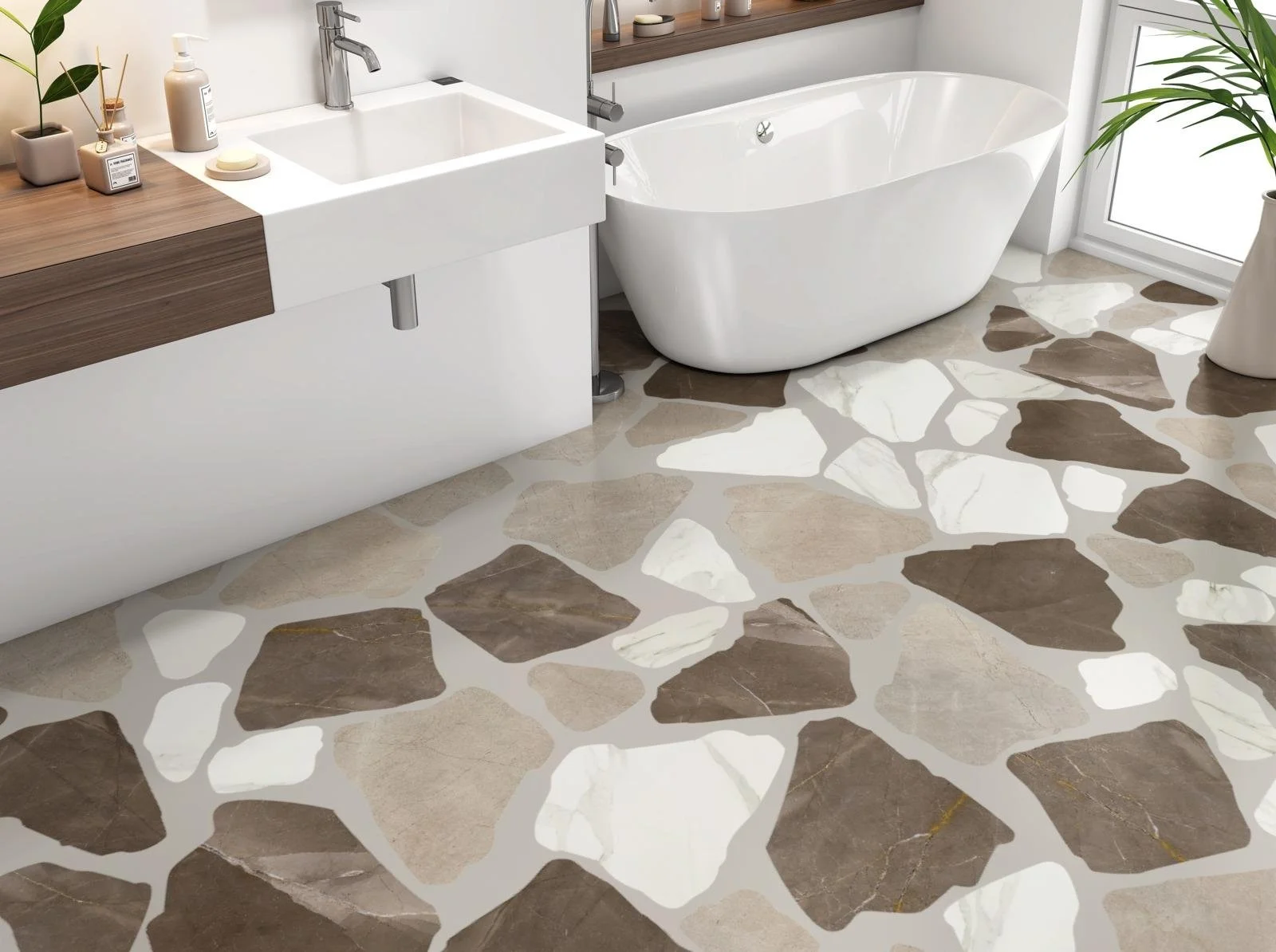 Waterjet Stepping Stones — Audrey Lane